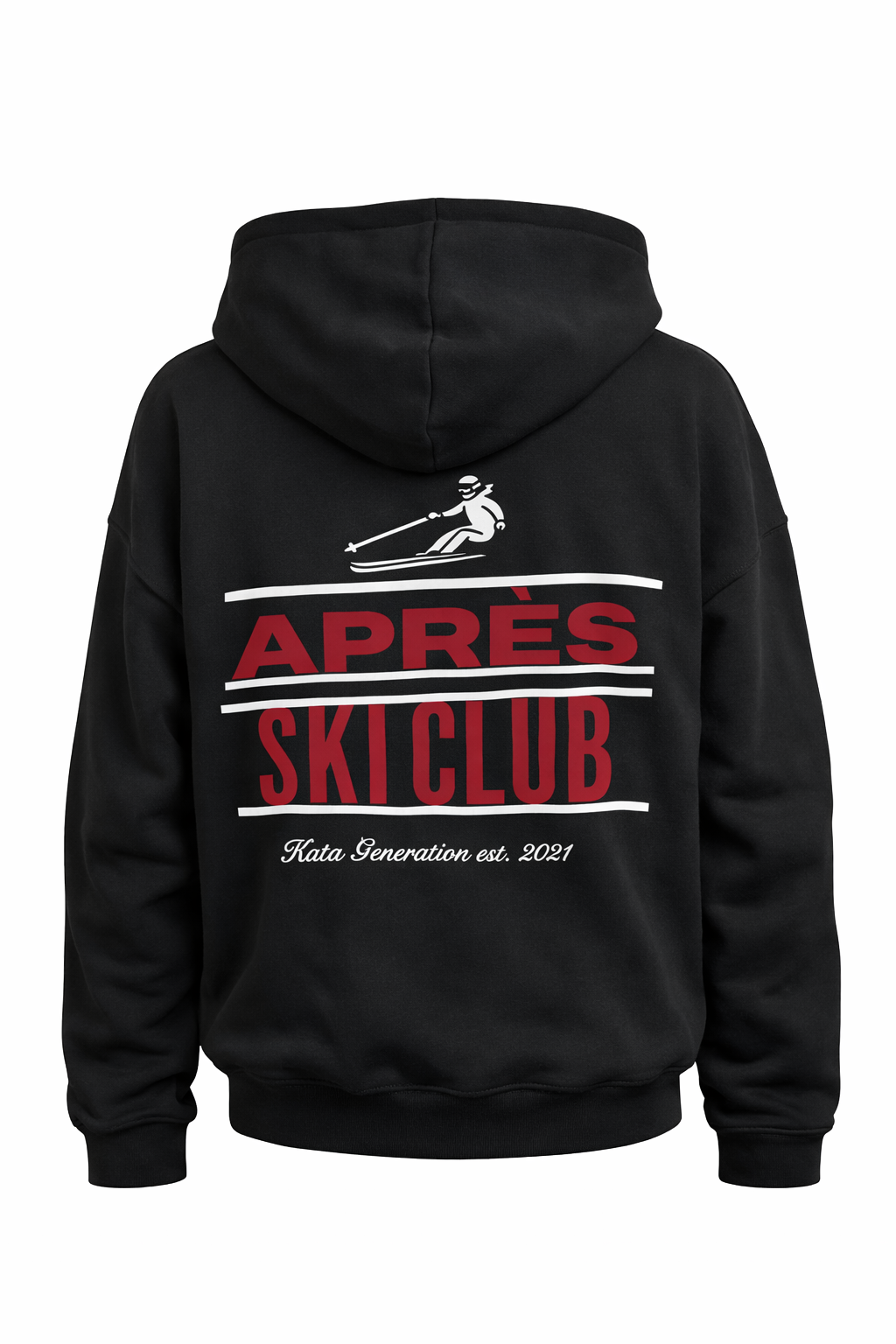 Zip Hoodie — Black (Premium Metal Zip)