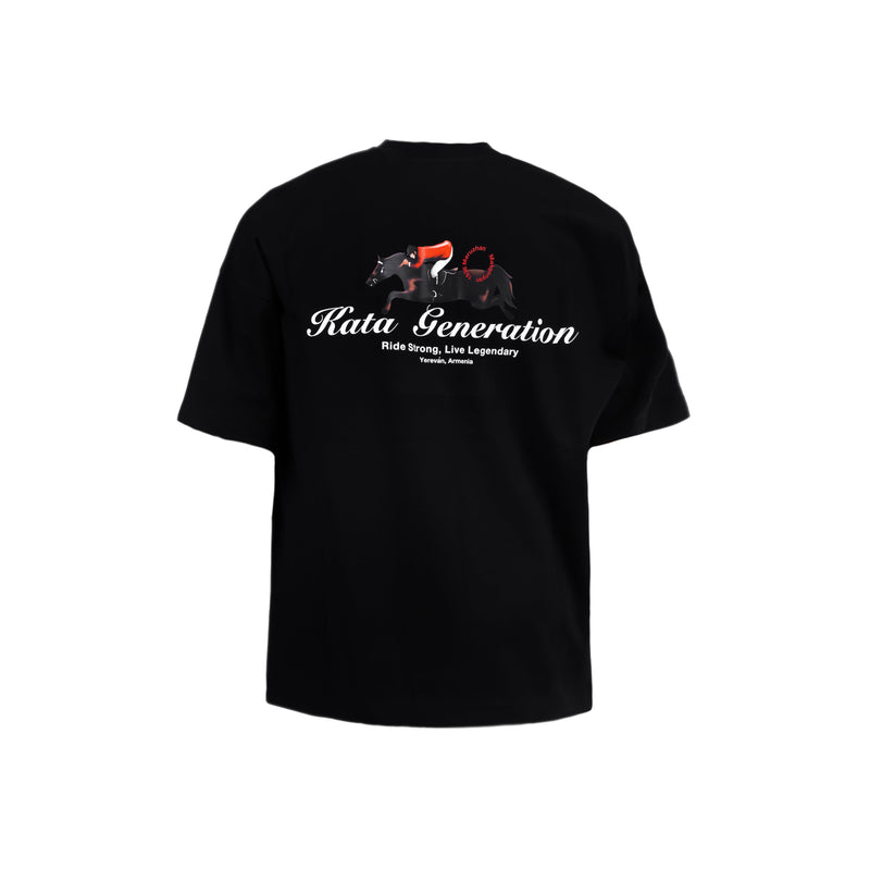 Tee with horse print