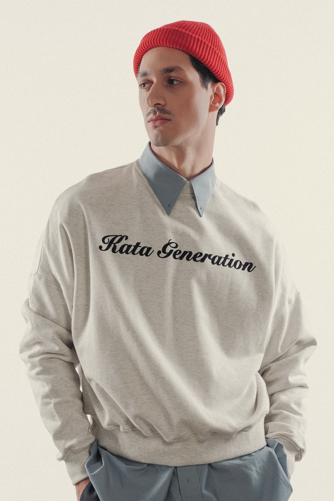 French terry crewneck