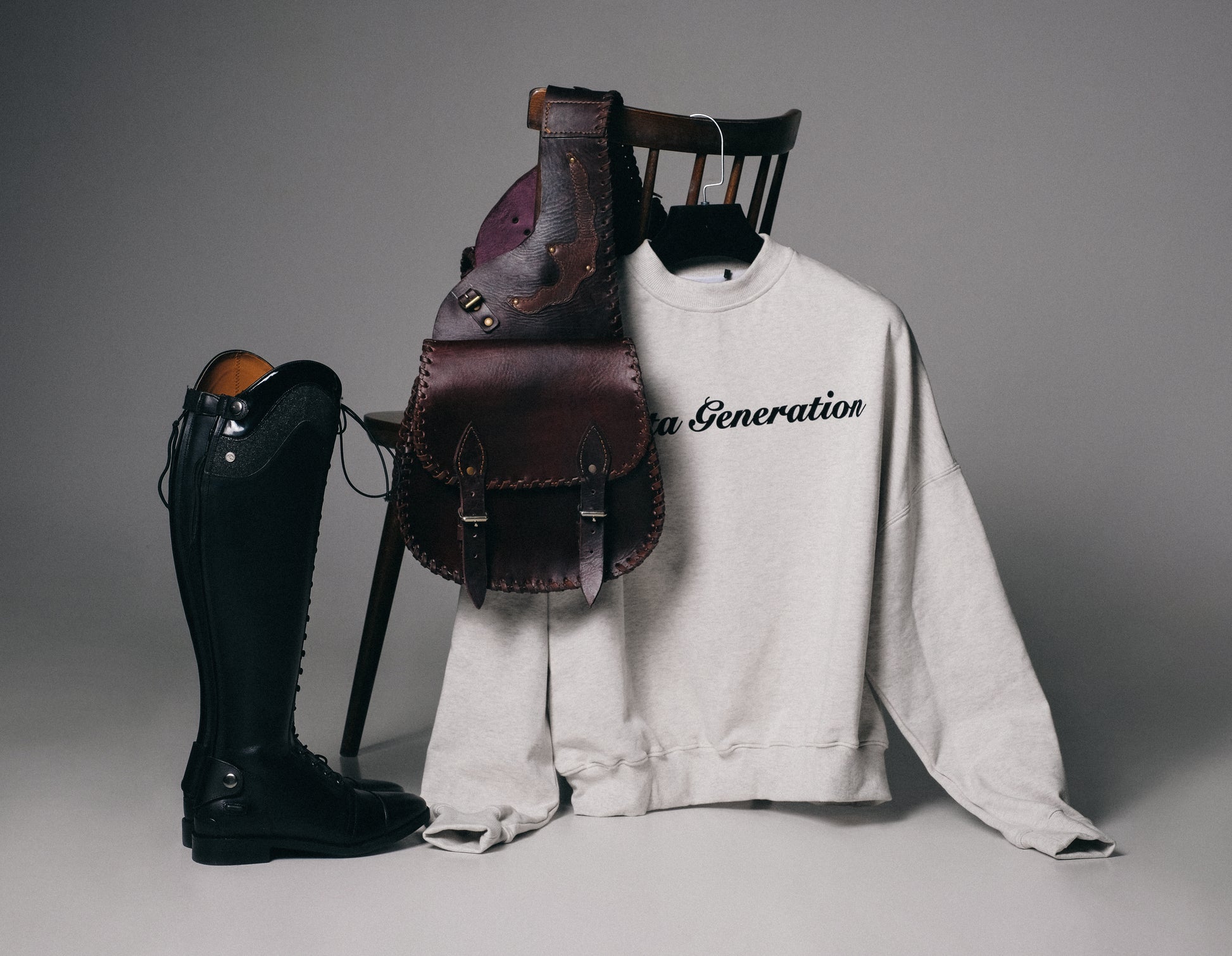 French terry crewneck