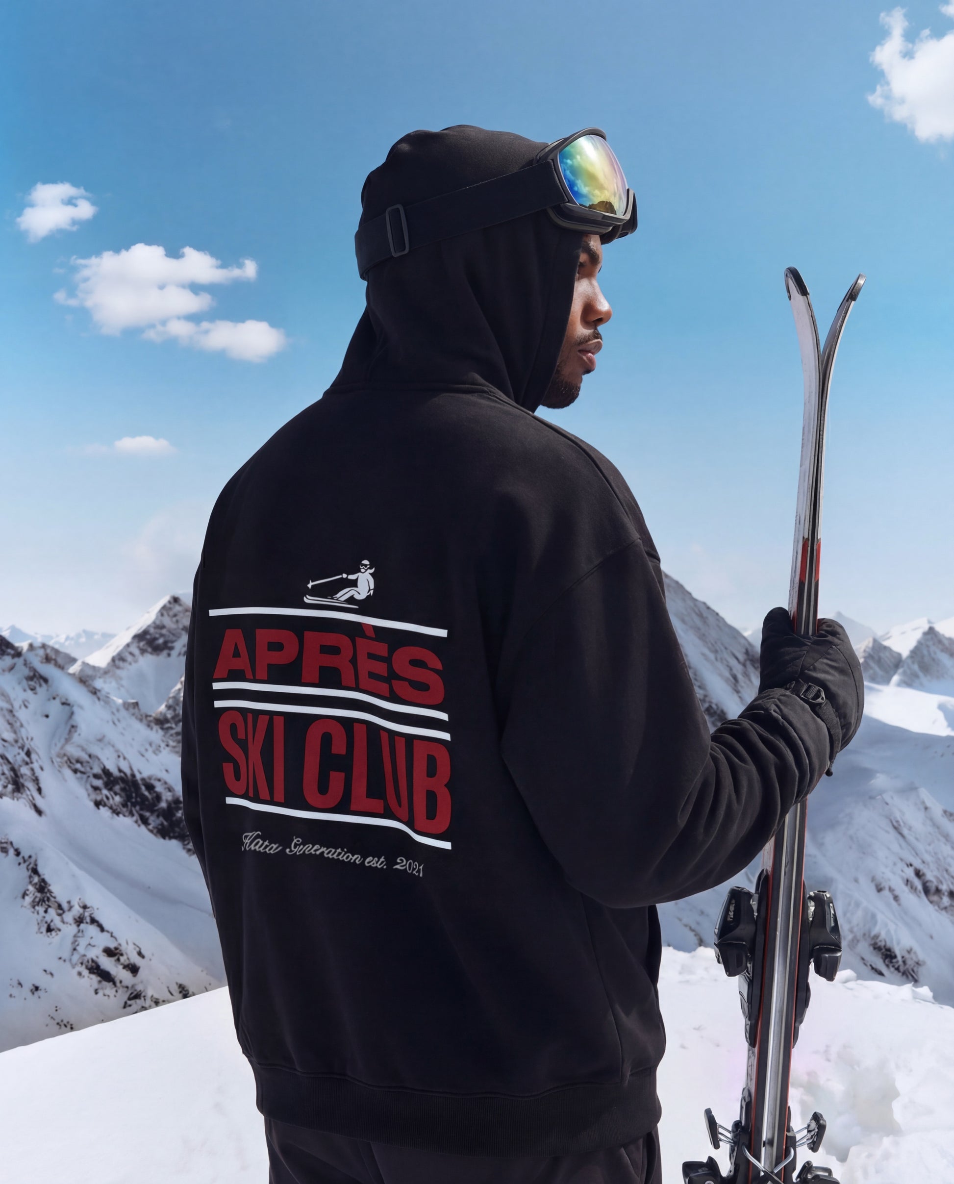 Zip Hoodie — Black (Premium Metal Zip)