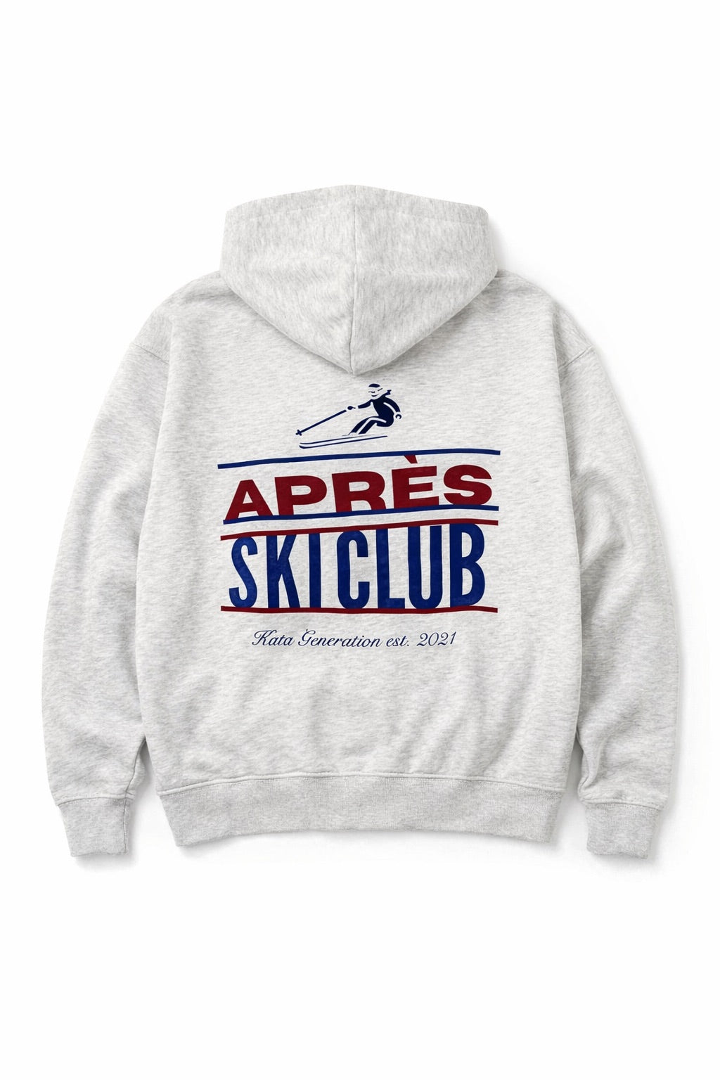 Après Ski Club Zip Hoodie — Light Melange Grey